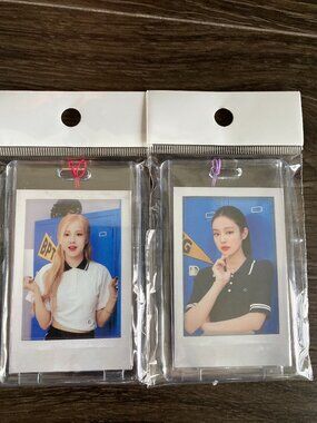 Blackpink Blink Fandom Collectible Photo Keychains Jennie Rosie New